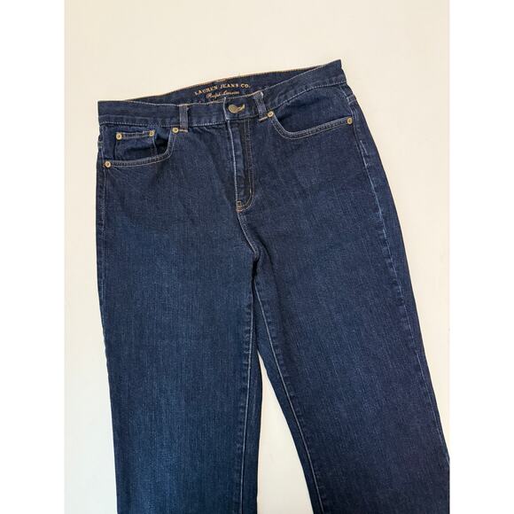 Ralph Lauren dark wash bootcut jeans - size 8 - Picture 5 of 9
